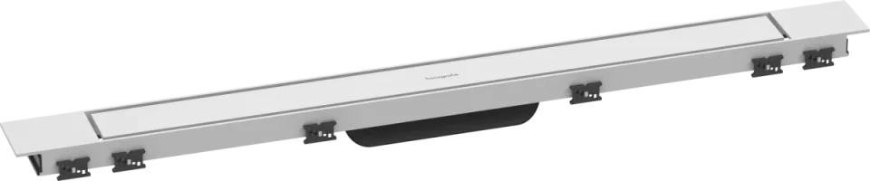 Hansgrohe Raindrain Match Plus Finish Sets Shower Wastes 982 X 164 X 83mm White - Matt product image - Image 1