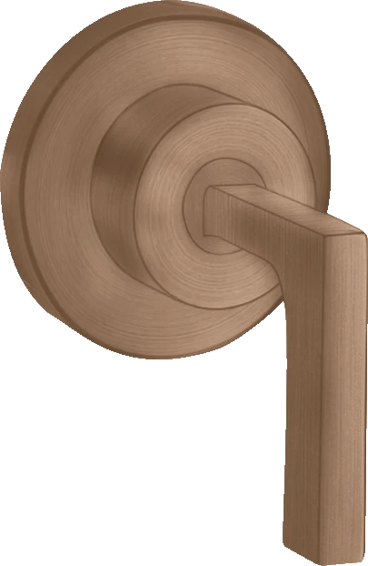 Axor Citterio Shut-off Valves 130 X 110 X 87mm Rose Gold/gold - Brushed