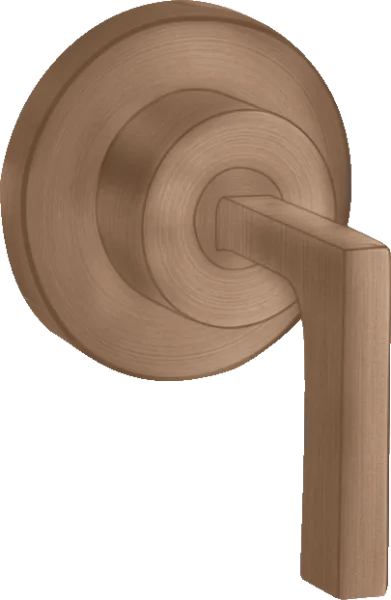 Axor Citterio Shut-off Valves 130 X 110 X 87mm Rose Gold/gold - Brushed