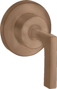 Axor Citterio Shut-off Valves 130 X 110 X 87mm Rose Gold/gold - Brushed
