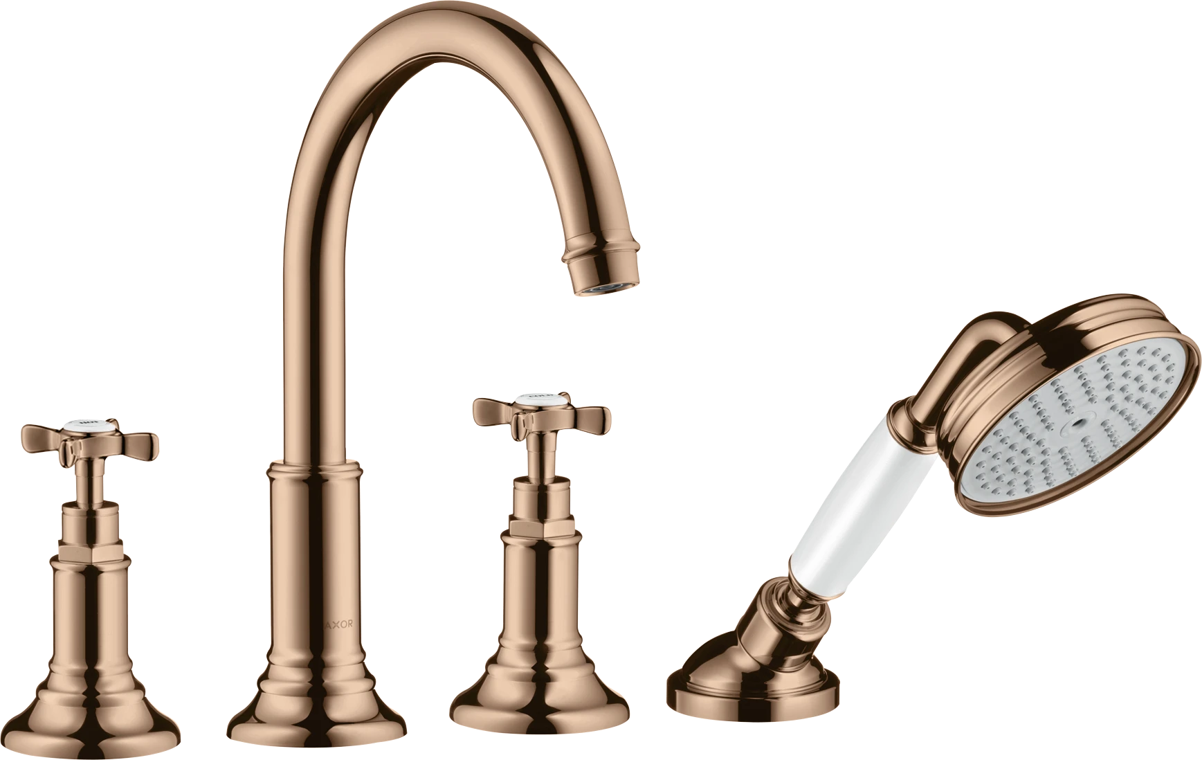 Axor Montreux Bath Mixers Concealed 504 X 263 X 128mm Rose Gold/gold - Polished