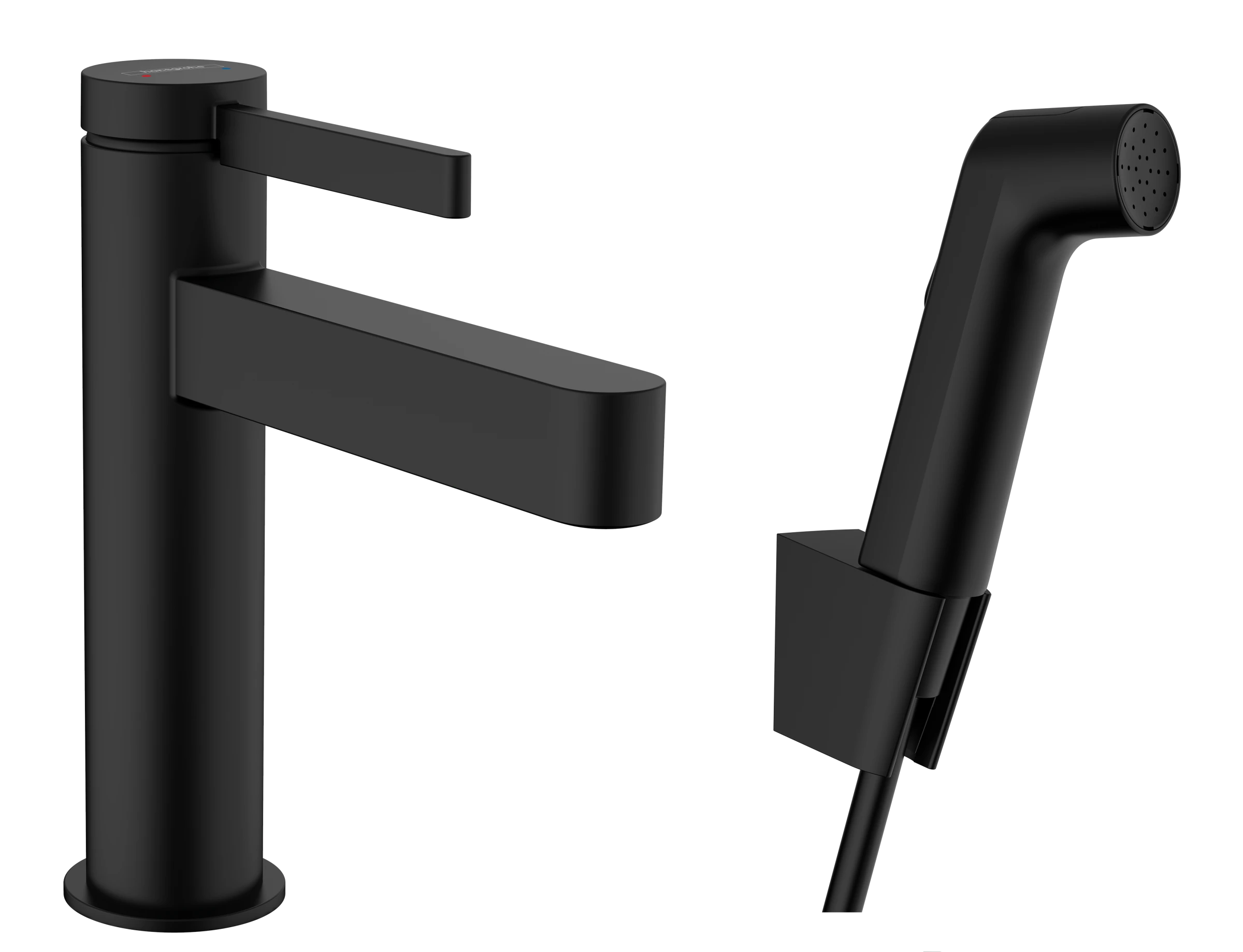 Hansgrohe Finoris Manual Mixers 555 X 310 X 85mm Black - Matt