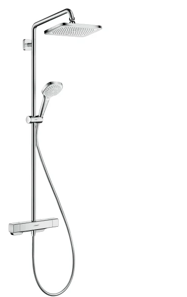 Hansgrohe Croma E Showerpipe 280 1jet Ecosmart 9 L/min With Thermostat Chrome