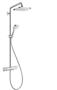 Hansgrohe Croma E Showerpipes With Thermostatic Mixer 1105 X 360 X 112mm Chrome
