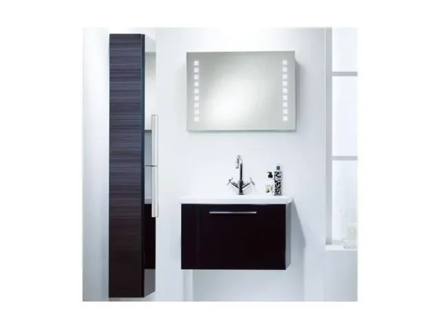 Barcelona 800mm Wall Hung Vanity Unit without Basin Black product image - Image 1