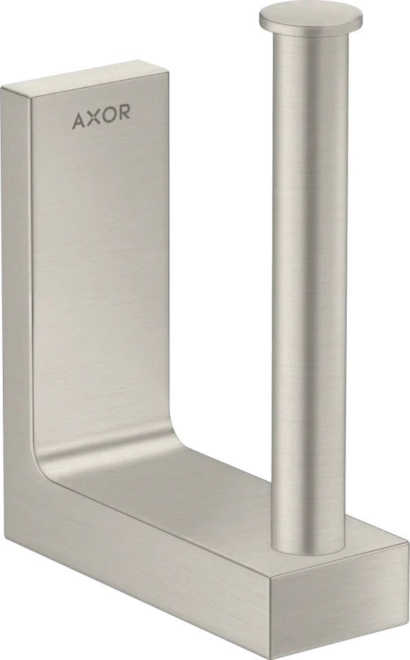 Axor Universal Rectangular Toilet Roll Holders 181 X 162 X 70mm Stainless Steel product image - Image 1