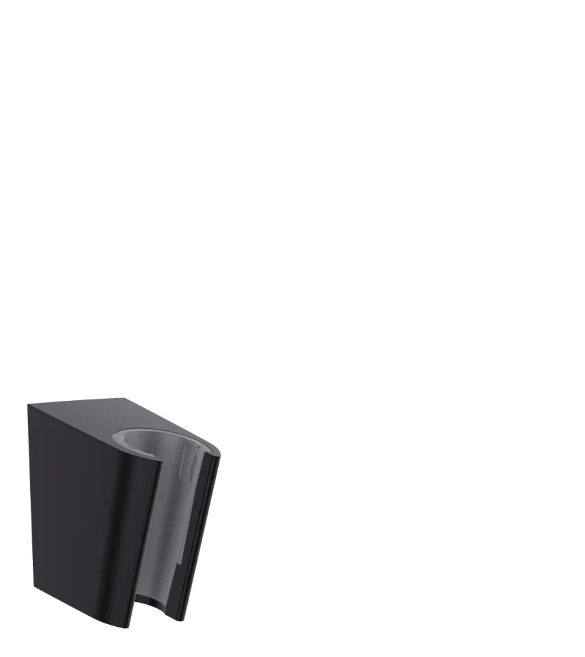Hansgrohe Shower Support 131 X 71 X 70mm Black - Matt product image - Image 1