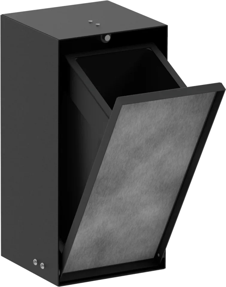 Hansgrohe Xtrastoris Rock Wall Niches 470 X 410 X 160mm Black - Matt product image - Image 1