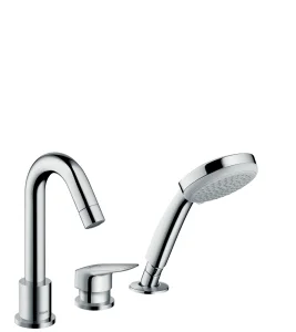 Hansgrohe Logis Bath Mixers Concealed 509 X 269 X 136mm Chrome