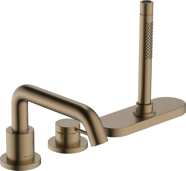 Hansgrohe Tecturis S Bath Mixers Concealed 540 X 280 X 220mm Bronze - Brushed