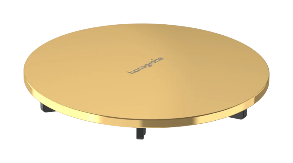Hansgrohe Raindrain Staro Finish Sets Shower Trays 130 X 110 X 90mm Gold - Polished product image - Image 1