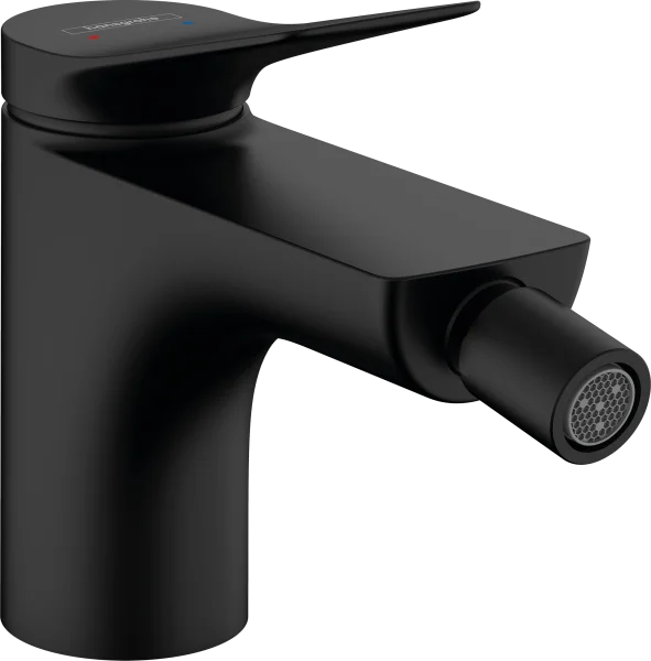 Hansgrohe Vivenis Single Lever Bidet Mixer With Pop-up Waste Set Matt Black