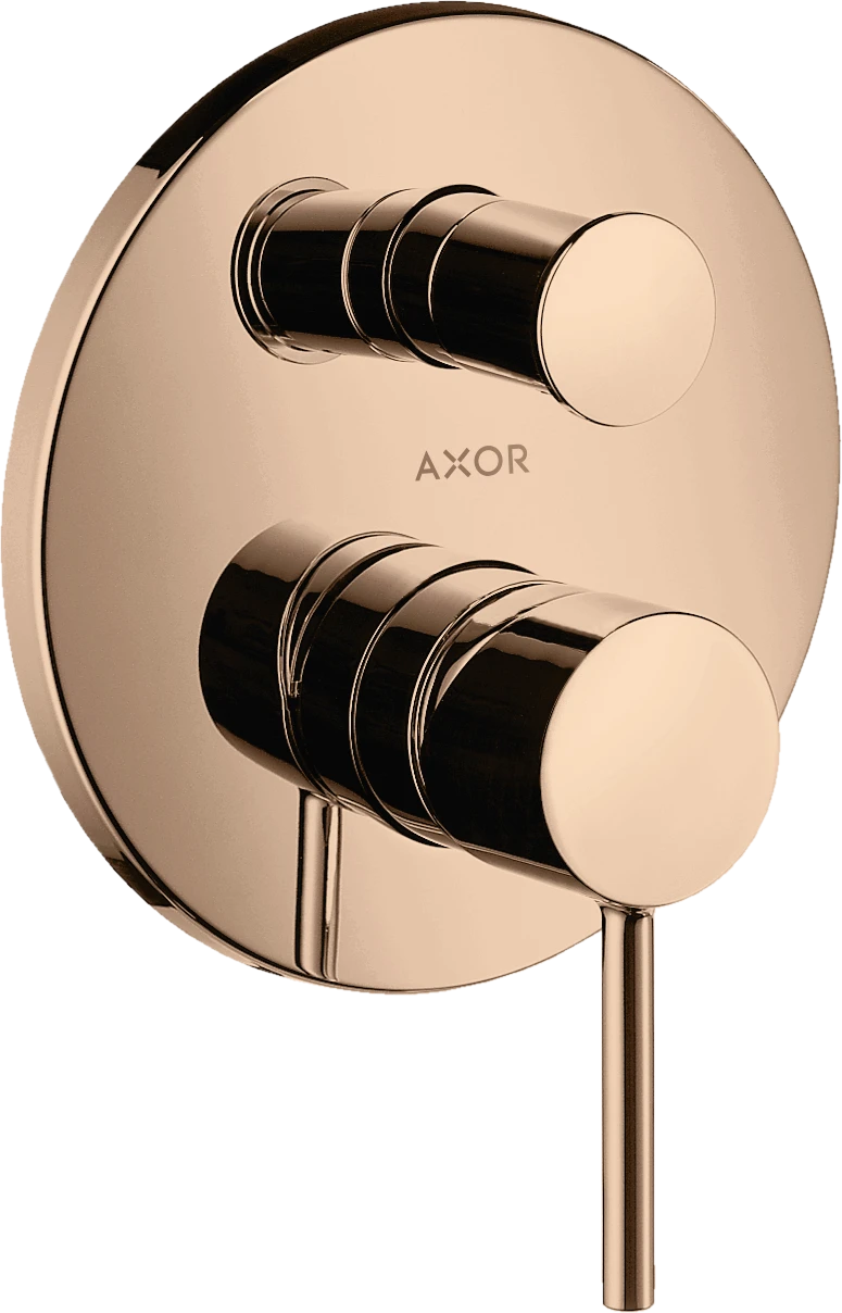 Axor Starck Bath Mixers Concealed 217 X 187 X 135mm Rose Gold/gold - Polished