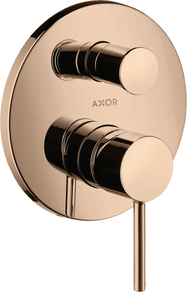 Axor Starck Bath Mixers Concealed 217 X 187 X 135mm Rose Gold/gold - Polished
