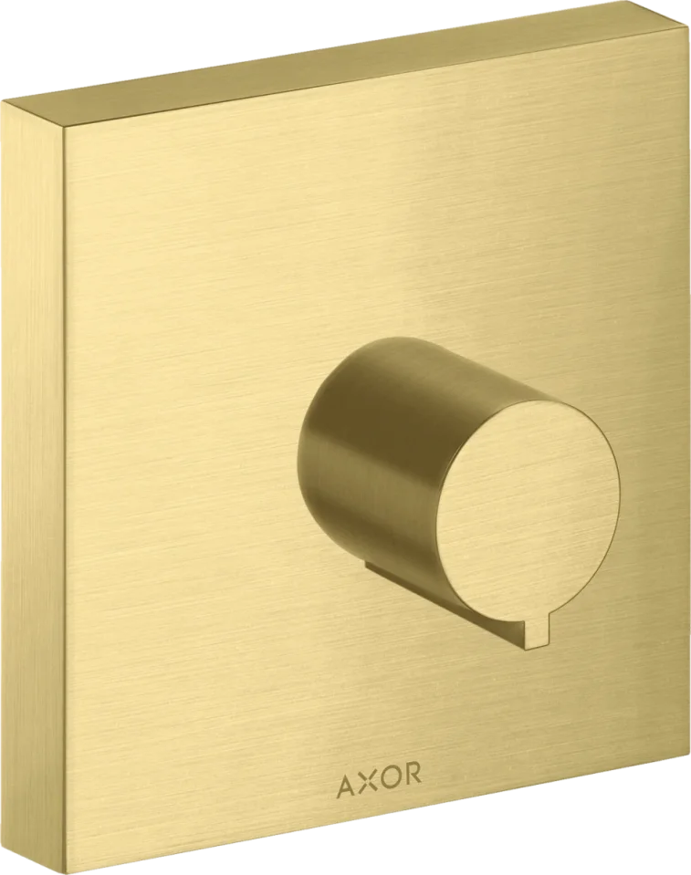 Axor Showersolutions Shut-off Valves 240 X 230 X 65mm Brass - Brushed product image - Image 1