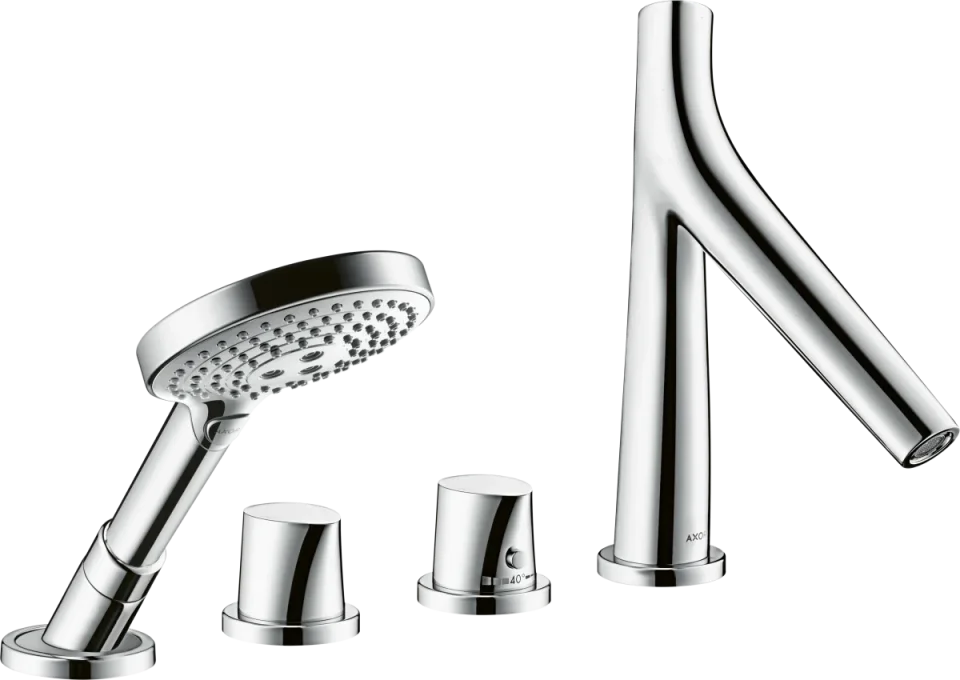 Axor Starck Organic Thermostatic Bath Filler Concealed 504 X 263 X 128mm Chrome product image - Image 1