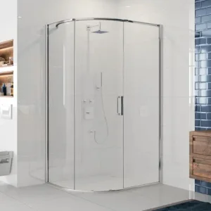 Merlyn Arysto 8 Arysto Eight 1 Door Offset Quadrant Right 1200 X 800mm