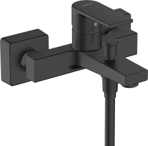 Hansgrohe Vernis Shape Bath Mixers Exposed 245 X 197 X 120mm Black - Matt