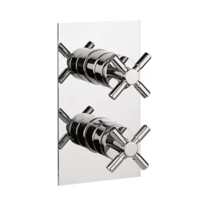 Crosswater Totti 2 Handle Trimset for Shower Mixer Valve WLBP1000RC+ or WLBP2500RC+ Chrome