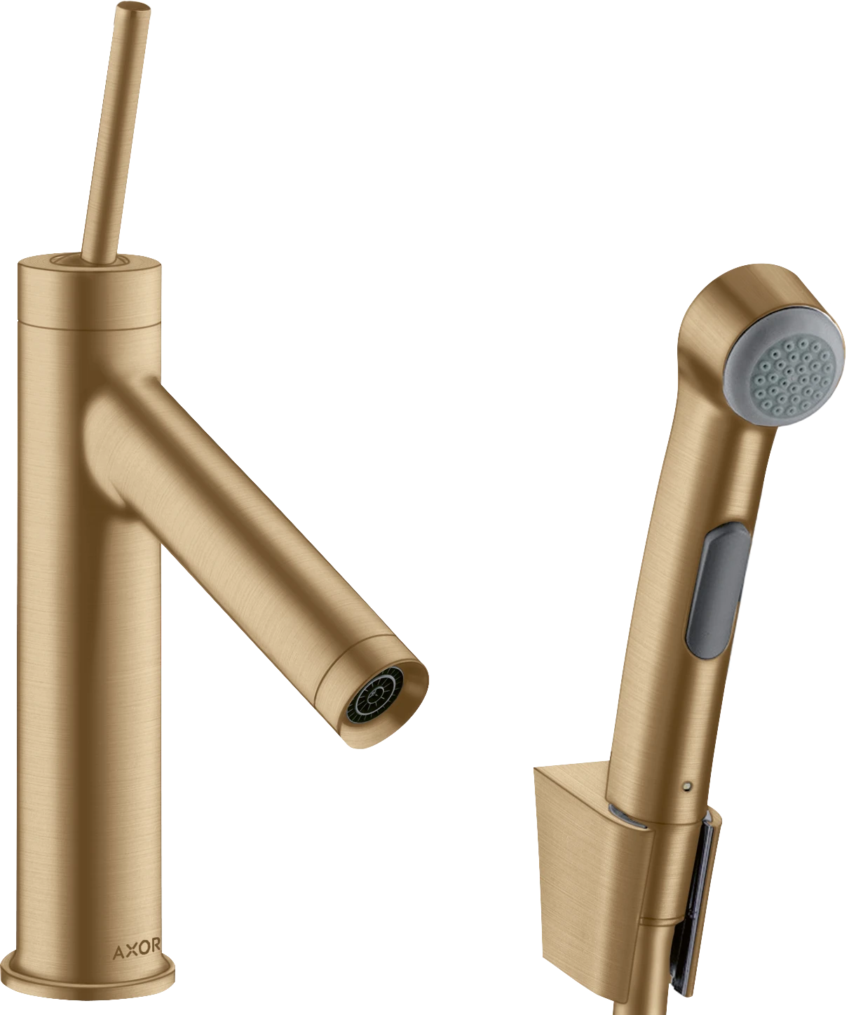 Axor Starck Manual Mixers 550 X 190 X 75mm Bronze - Brushed