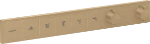 Hansgrohe Rainselect Thermostatic Shower Mixer Concealed 720 X 395 X 145mm Bronze - Brushed