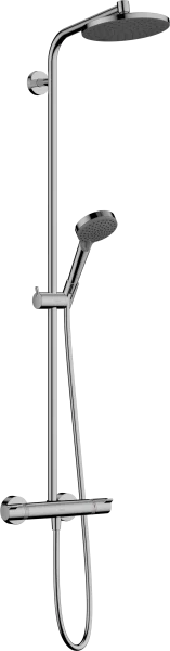 Hansgrohe Vernis Blend Showerpipes With Thermostatic Mixer 1095 X 360 X 110mm Chrome