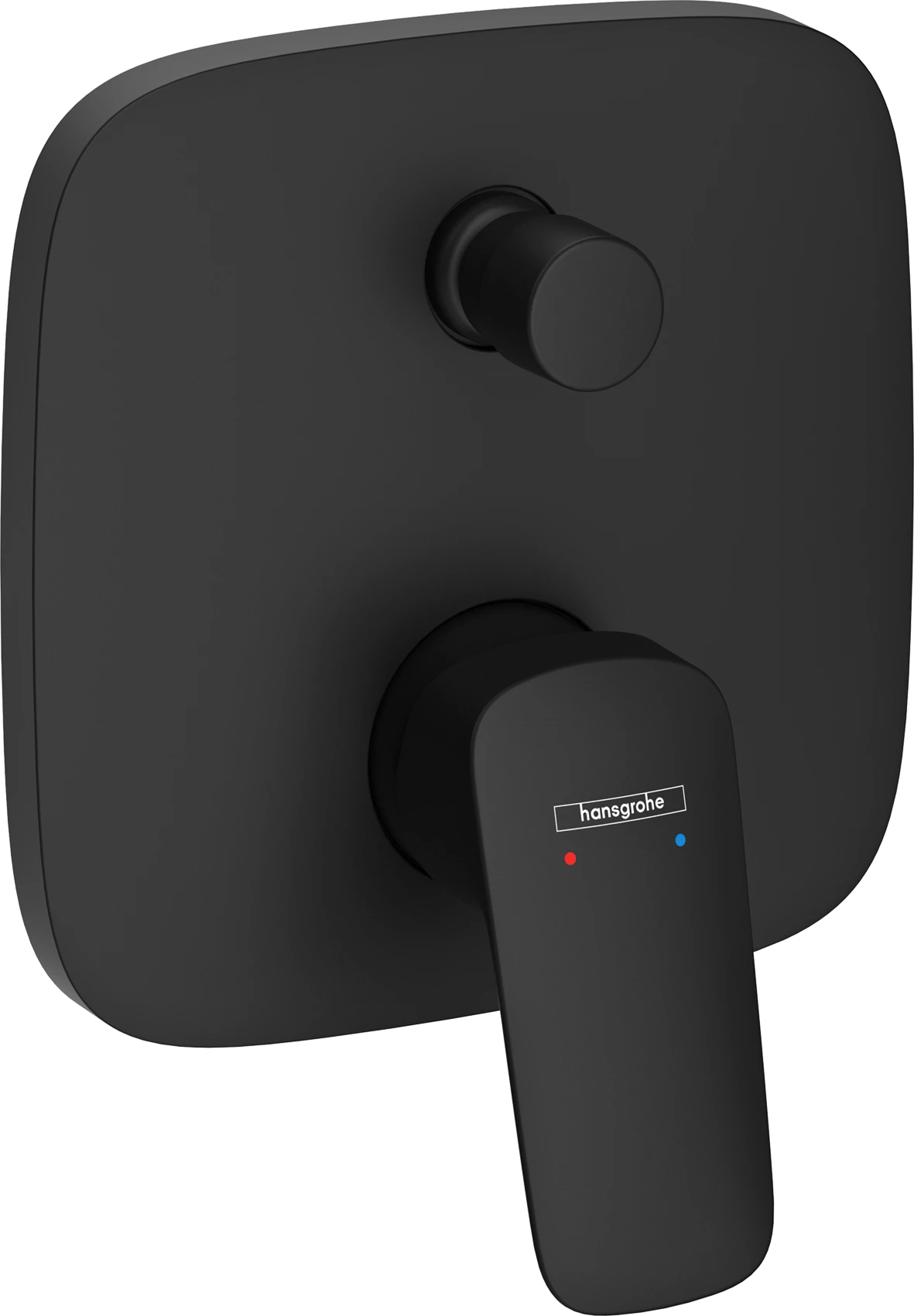 Hansgrohe Logis Bath Mixers Concealed 220 X 182 X 135mm Black - Matt