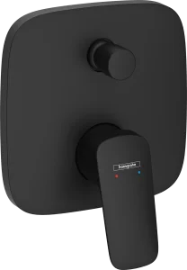 Hansgrohe Logis Bath Mixers Concealed 220 X 182 X 135mm Black - Matt