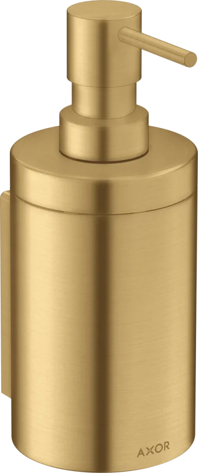 Axor Universal Circular Lotion Dispenser 256 X 163 X 102mm Gold - Brushed product image - Image 1