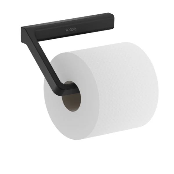 Axor Universal Softsquare Toilet Roll Holders 242 X 229 X 68mm Black - Matt