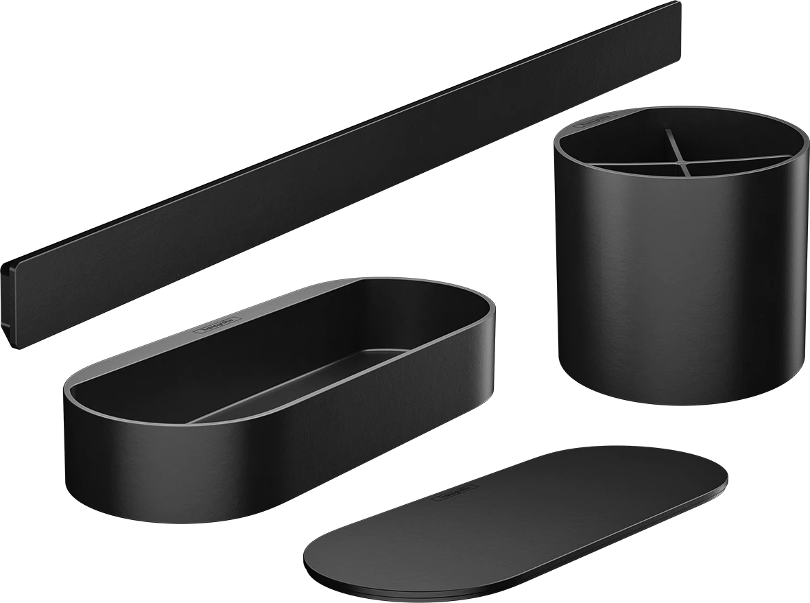 Hansgrohe Wallstoris Accessories Sets 647 X 260 X 168mm Black - Matt