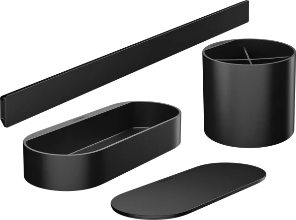 Hansgrohe Wallstoris Bathroom Bundle Matt Black