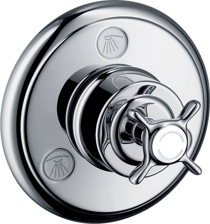 Axor Montreux Manual Shut-off & Diverter Valves 130 X 110 X 87mm Stainless Steel