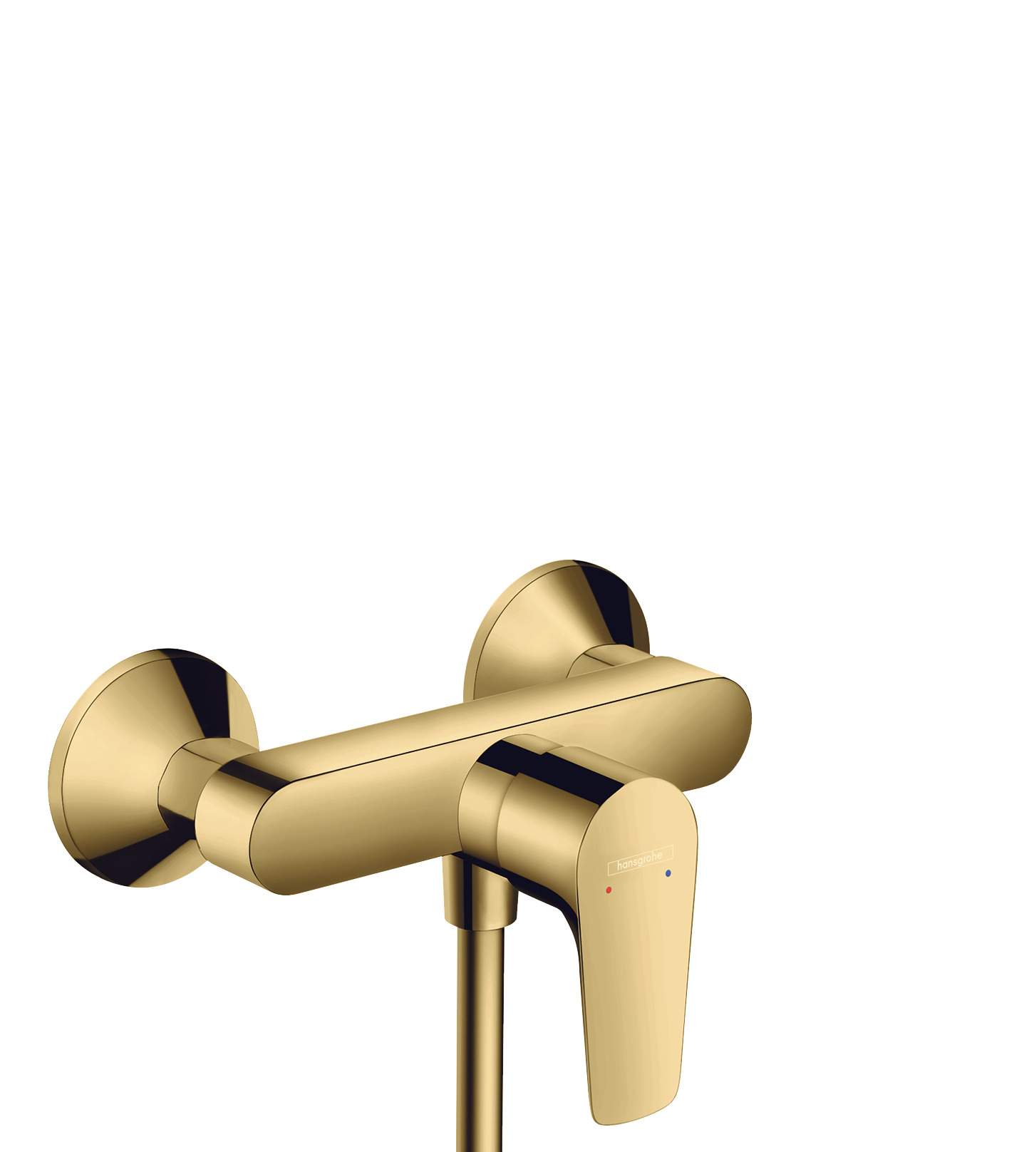 Hansgrohe Talis E Shower Mixers Exposed 246 X 199 X 155mm Gold - Polished