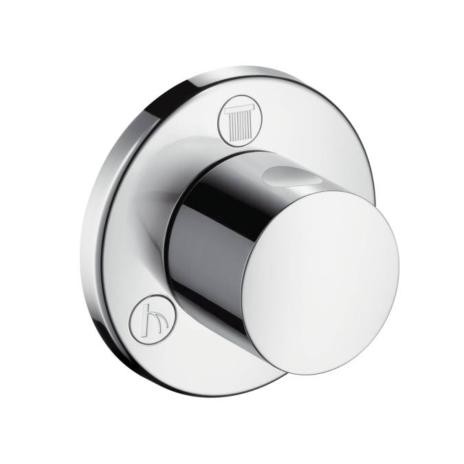 Hansgrohe Manual Shut-off & Diverter Valves 229 X 244 X 70mm Chrome detail view - Image 2