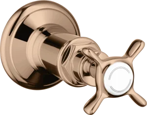Axor Montreux Shut-off Valves 130 X 110 X 87mm Rose Gold/gold - Polished