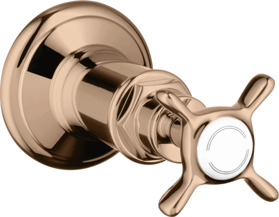 Axor Montreux Shut-off Valves 130 X 110 X 87mm Rose Gold/gold - Polished product image - Image 1