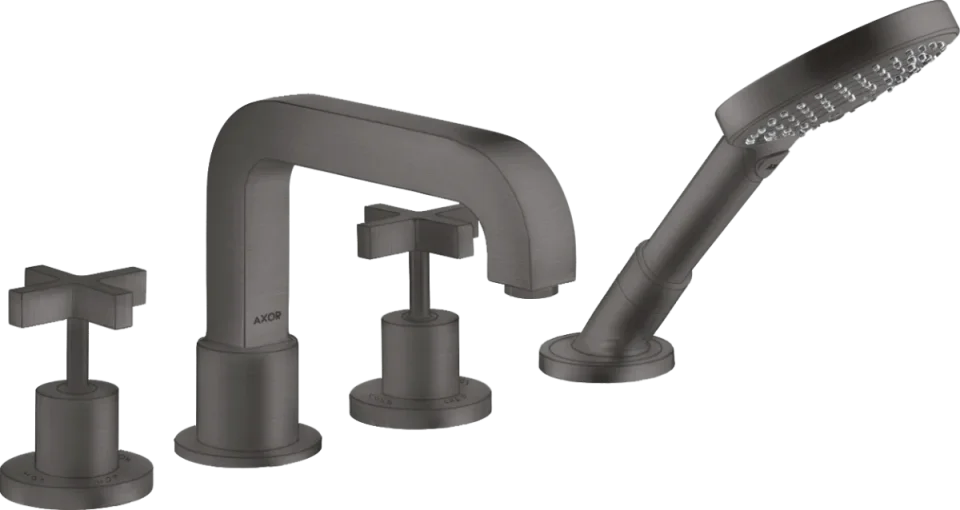 Axor Citterio Bath Mixers Concealed 510 X 263 X 128mm Gunmetal/chrome - Brushed product image - Image 1