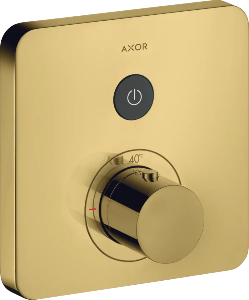 Axor Showerselect Thermostatic Shower Mixer Concealed 222 X 181 X 131mm Gold - Polished product image - Image 1