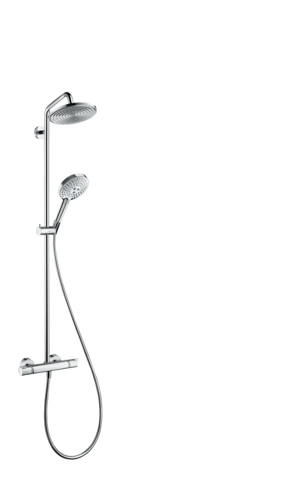 Hansgrohe Raindance S Showerpipes With Thermostatic Mixer 1099 X 356 X 112mm Chrome product image - Image 1