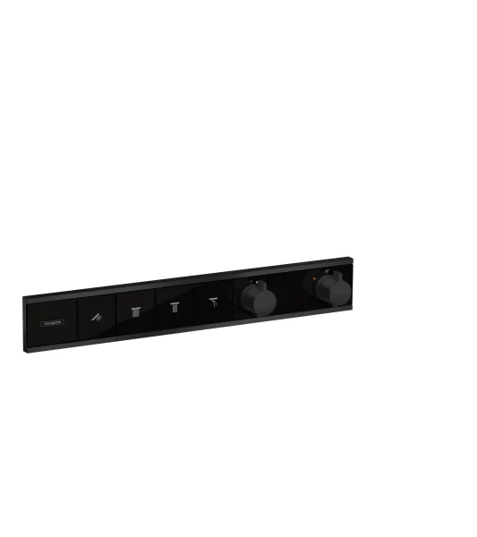 Hansgrohe Rainselect Thermostatic Shower Mixer Concealed 715 X 400 X 145mm Black - Matt