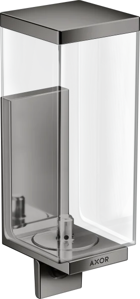 Axor Universal Rectangular Lotion Dispenser 255 X 185 X 180mm Gunmetal/chrome - Polished