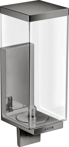 Axor Universal Rectangular Lotion Dispenser 255 X 185 X 180mm Gunmetal/chrome - Polished