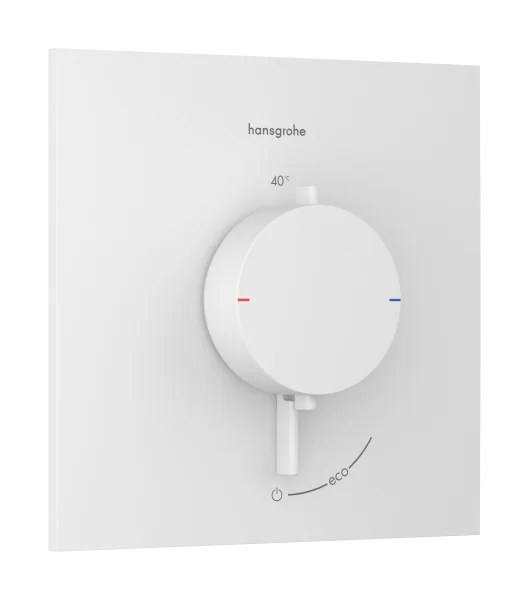 Hansgrohe Ecostat Comfort E Thermostat For Concealed Installation For 1 Function Matt White