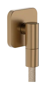 Hansgrohe Fixfit Fine Q Wall Outlet 97 X 83 X 65mm Bronze - Brushed