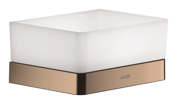 Axor Universal Softsquare Shelves 218 X 185 X 135mm Rose Gold/gold - Polished