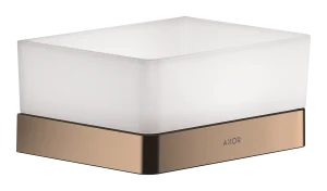 Axor Universal Softsquare Shelves 218 X 185 X 135mm Rose Gold/gold - Polished