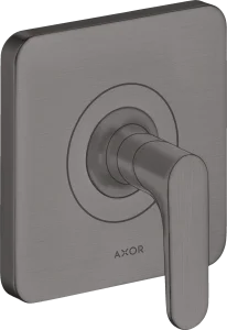 Axor Citterio M Shut-off Valves 130 X 110 X 87mm Gunmetal/chrome - Brushed