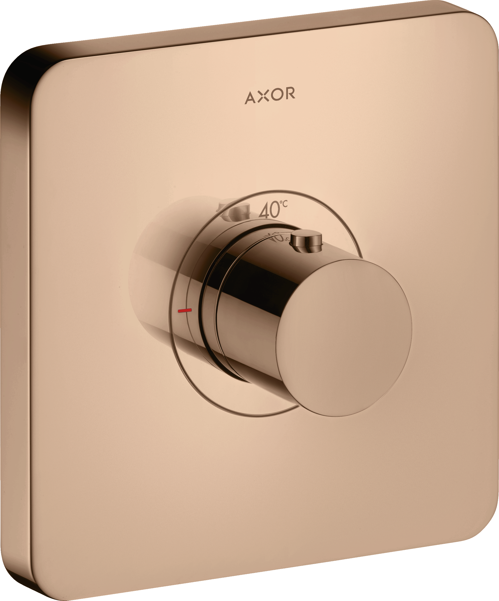 Axor Showerselect Thermostatic Shower Mixer Concealed 220 X 180 X 130mm Rose Gold/gold - Polished