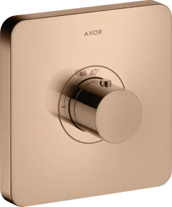 Axor Showerselect Thermostatic Shower Mixer Concealed 220 X 180 X 130mm Rose Gold/gold - Polished